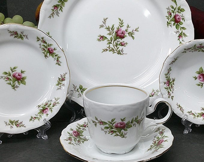 2501 Johann Haviland Moss Rose Vintage 1970's China Made in Germany Excellent Condition Choose from List