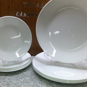 2310 Corelle Winter Frost Pure White Dinnerware - Excellent Condition Choose from List: