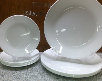 2310 Corelle Winter Frost Pure White Dinnerware - Excellent Condition Choose from List: