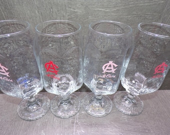 2605 Libbey Chivalry 7" Hexagon Wine / Water Goblets - Set of 4