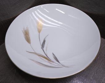 2606 Sango China Autumn Gold Vintage 9.5" Vegetable Serving Bowl