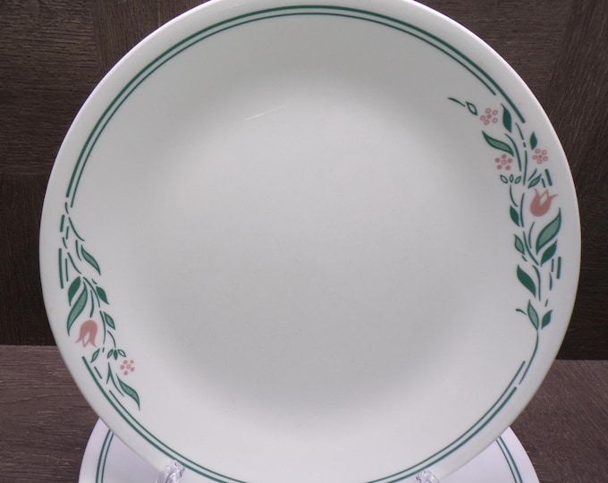 2605 Corelle Rosemarie Vintage 10.25" Dinner Plates Set of 5