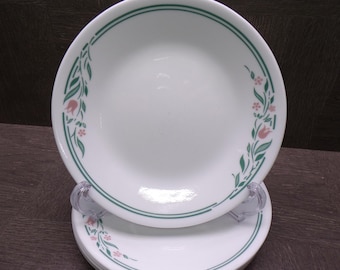 2605 Corelle Rosemarie Vintage 6.75" Salad / Snack Plates Set of 6