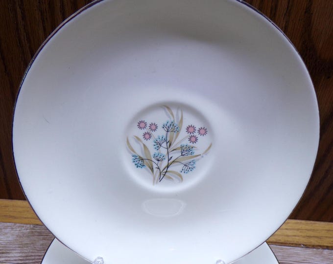 2511 Taylor Smith Taylor TST Versatile Bittersweet Ever Yours Boutonnière 6.5" Saucer Plates Set of 4 - Great Condition Light Scratches