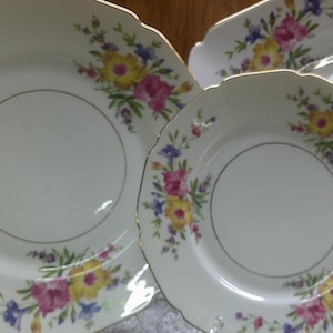 2408 HC Heinrich & Co ELB Bavaria Germany US Zone Beautiful China Dinnerware w/ Gold Rim - Excellent Condition Choose from List: