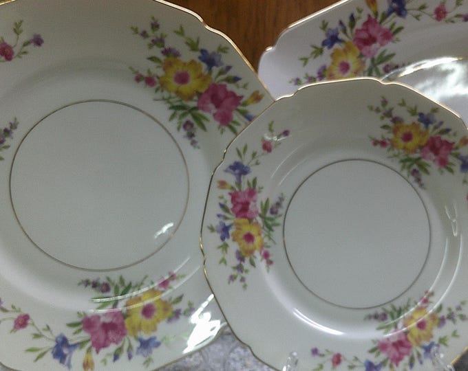 2408 HC Heinrich & Co ELB Bavaria Germany US Zone Beautiful China Dinnerware w/ Gold Rim - Excellent Condition Choose from List: