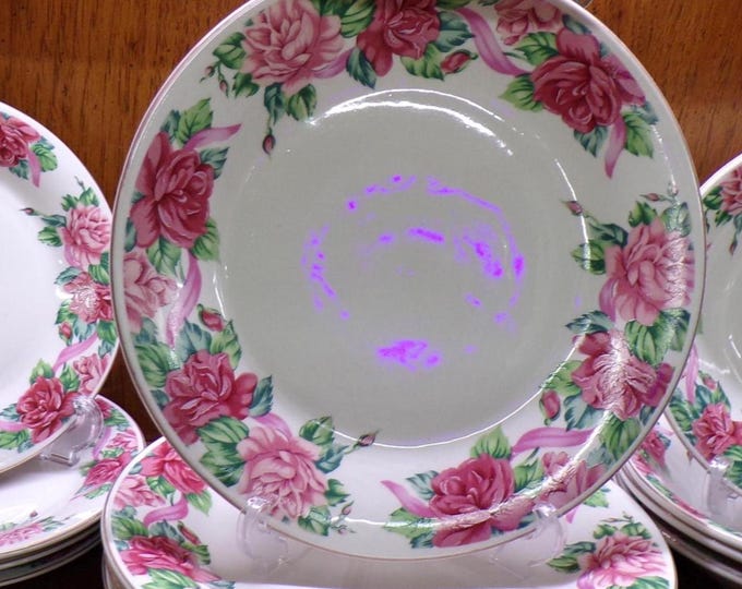 2506 Tabletops Gallery Pink Rose Garden Fine Porcelain Vintage Dinnerware - Dishwasher, Oven & Freezer Safe - Great Cond. Choose From List: