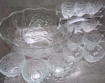 2606 Gibson Concord Harvest 26 pc Punch Bowl Set