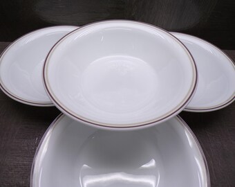 2602 Corelle Vitrelle Pewter 7.25" Bowls Set of 4