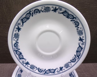2605 Corelle Vitrelle Old Town Blue Onion Vintage 6.25" Saucer Plates Set of 14