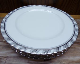 2509 Franconia KLA Krauthium Palladina Vintage 7.75" Salad / Snack Plates Set of 4 Bavaria Germany - Great Condition