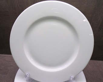 2608 Seltmann Weiden Pure White 9" Lunch / Snack Plates Set of 4 Bavaria Germany