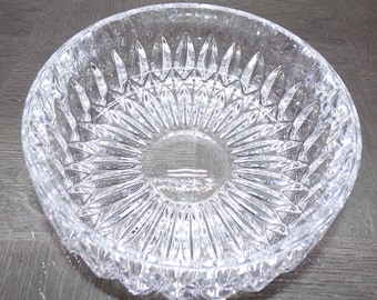 2602 Gorham Althea - Heavy FULL Lead Crystal Vintage 6.5" Bowl - Made in Germany - Great Condition Very Beautiful