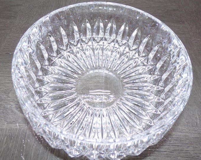 2602 Gorham Althea - Heavy FULL Lead Crystal Vintage 6.5" Bowl - Made in Germany - Great Condition Very Beautiful