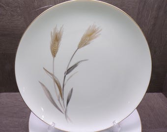 2606 Sango China Autumn Gold Vintage 10.5" Dinner Plates Set of 5