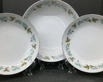 2403 Vintage Pattern #6701 Grapevine Leaves Fine China Great Condition - Choose From List