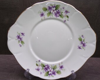 2605 Duchess Tivoli #417 Vintage Fine Bone China 10" x 9" Oval Cake Plate