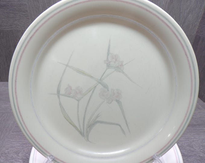 2602 Cornerstone by Corning Spring Pond 8.5" Salad / Snack Plate Set of 6 - Pretty Good Condition Some Wear