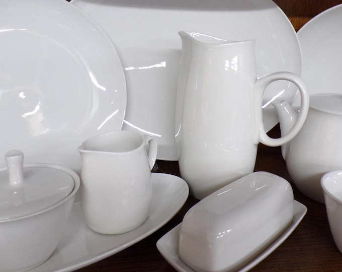 2508 Franciscan Whitestone Ware Cloud Nine Vintage Gladding McBean Co. Dinnerware - Good Cond. Some Wear & Light Scratches Choose from List: