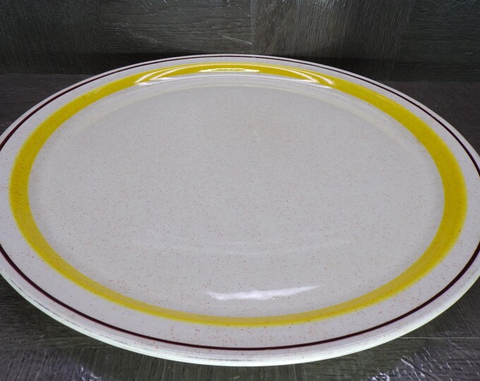 2602 Brendan Erinstone Vintage 12.75" Round Serving Tray Platter - Great Condition
