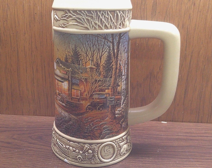 2412 Miller Genuine Draft Ducks Unlimited 1997 Vintage Collectors Stein "Welcome to Paradise" by Terry Redlin - Excellent Condition