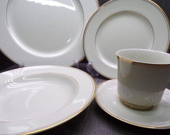 2608 Mikasa Fine Ivory China L2801 Trousdale Gold Accent Dinnerware - Choose from List: