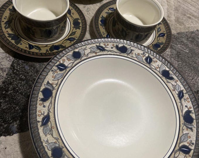 2407 Mikasa Intaglio Arabella CAC01 Oven to Table Stoneware - Excellent Condition Choose from List