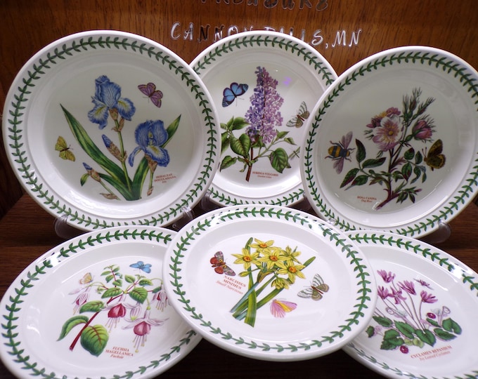 2506 Portmeirion The Botanic Garden Dinnerware Plates by Susan Williams-Ellis Made in Britain - Excellent Condition - Choose from List: