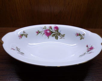 2507 Moss Rose by Sango Vintage Pink Rose Gold Rim China Made in