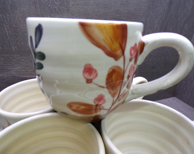 2604 Home Trends Shadowwood Vintage Oversize 16 oz Mugs Set of 6