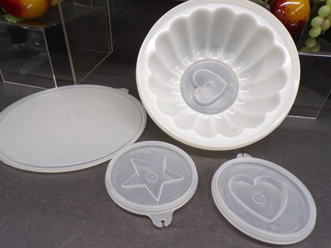 Tupperware Jel-N-Serve, Moules à jello, grands et petits, 616, 1202, 776 (au choix