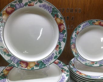 2409 Tienshan Intro Stoneware Orchard Stoneware - Dishwasher, Microwave, Oven Safe - Great Condition Light Scratches Choose from List: