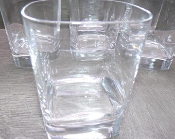 2609 Luigi Bormioli Strauss 11.75 oz Whiskey Glasses Set of 6 Made in Italy - Chip on 1