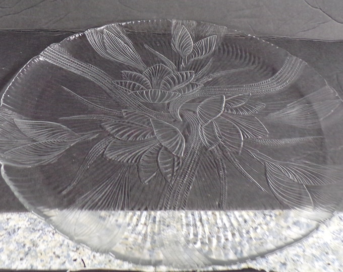 2309 Arcoroc Cantebury Crocus Textured Tempered Glass Dinnerware Made in France - Great Condition Choose From List: