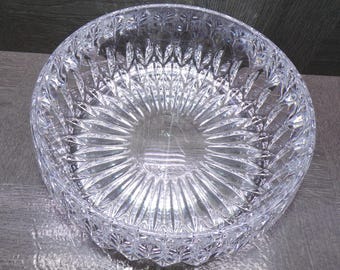 2605 Gorham Althea - Heavy FULL Lead Crystal Vintage 8" Bowl