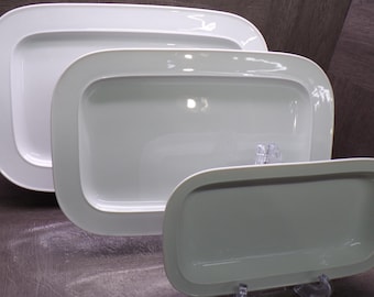 2609 Rosenthal Studio Linie Vintage Wolf Karnagel Rectangular Serving Tray Platters Germany - Excellent Condition Choose Size: