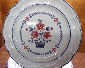 2507 Hearthside Cumberland Brambleberry Stoneware 10.5" Vintage Dinner Plates Set of 6 Made in Japan - Excellent Condition