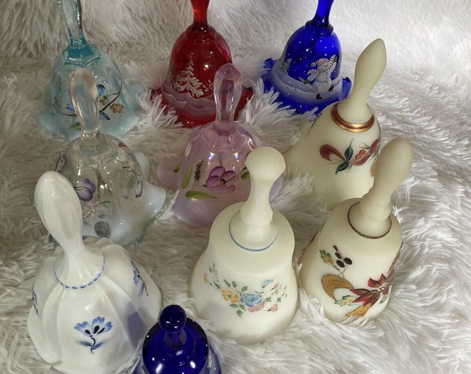 2312 Fenton Hand-Painted Hand-Crafted Vintage Dinner Bells Great Condition Choose from List