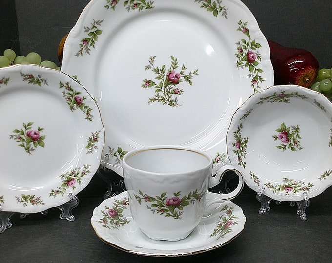 2501 Johann Haviland Moss Rose Vintage 1970's China Made in Germany Excellent Condition Choose from List