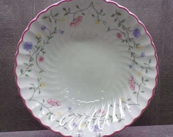 2606 Johnson Brothers Summer Chintz Floral Swirl 1985 Vintage 8.25" Vegetable Serving Bowl