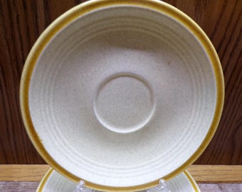 2509 Mikasa Natures Song 6.25" Vintage Stoneware Saucer Plates Set of 6