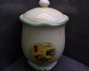 2606 Gibson Royal Rooster Vintage Hand-Painted 11" Cookie Jar