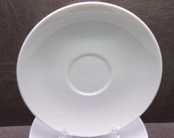 2608 Mikasa Classic Flair White Fine China Calla Lily 6" Saucer Plates Set of 9