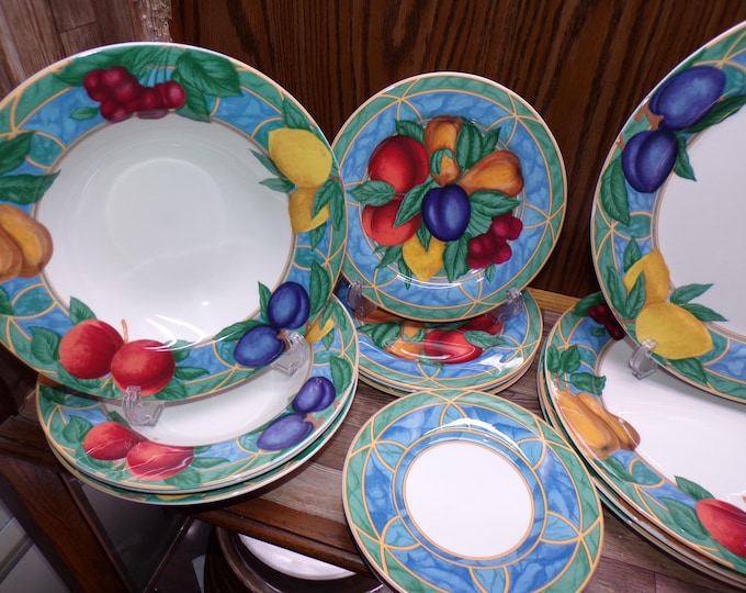 2511 Victoria Beale Forbidden Fruit #9024 Fine Translucent Porcelain Dishwasher & Microwave Safe - Great Condition Choose from List: