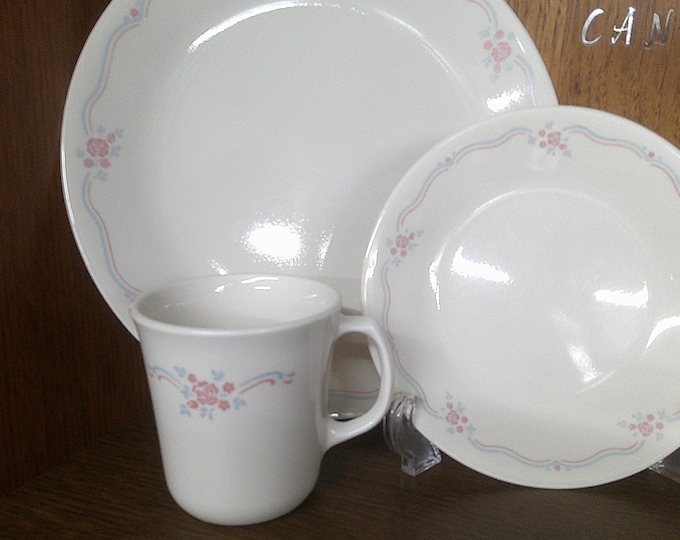 2501 Corelle English Breakfast Vintage Retired Dinnerware - Good Condition Light Scratches & Marks Choose from List: