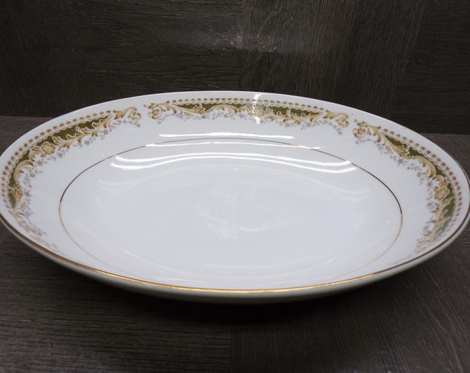 2602 Queen Anne MS Vintage #113 Signature Collection Fine China 10.5" x 7.75" Oval Vegetable Serving Bowl - Japan - Great Condition