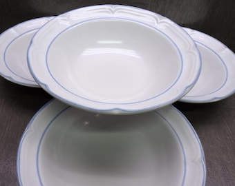2607 Covington Avondale Vintage Stoneware 7" Cereal / Soup Bowls Set of 4 - Like New