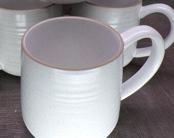 2602 Linden Street Harper Speckled Stoneware 16 oz Mugs Set of 4 - Excellent Condition