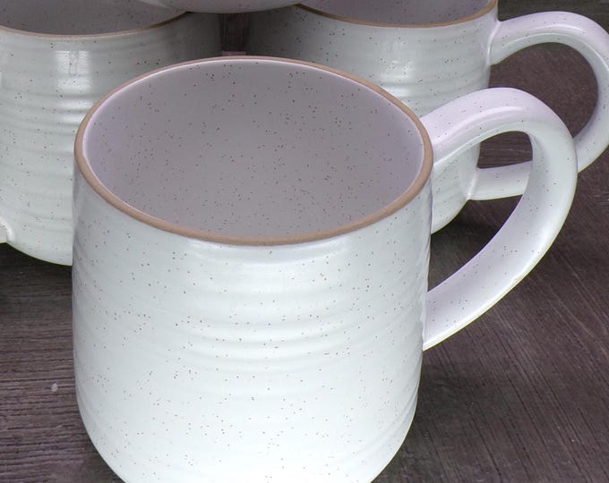 2602 Linden Street Harper Speckled Stoneware 16 oz Mugs Set of 4 - Excellent Condition