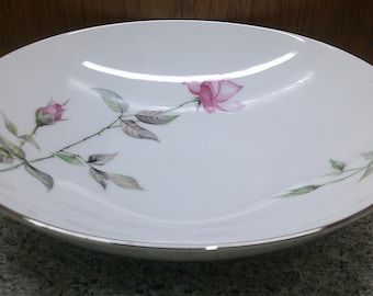 2408 Style House China Dawn Rose Vintage 9.5" Vegetable Serving Bowl